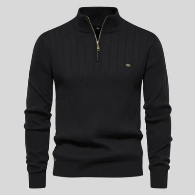 Jakob - Bequemer Halbzip-Pullover