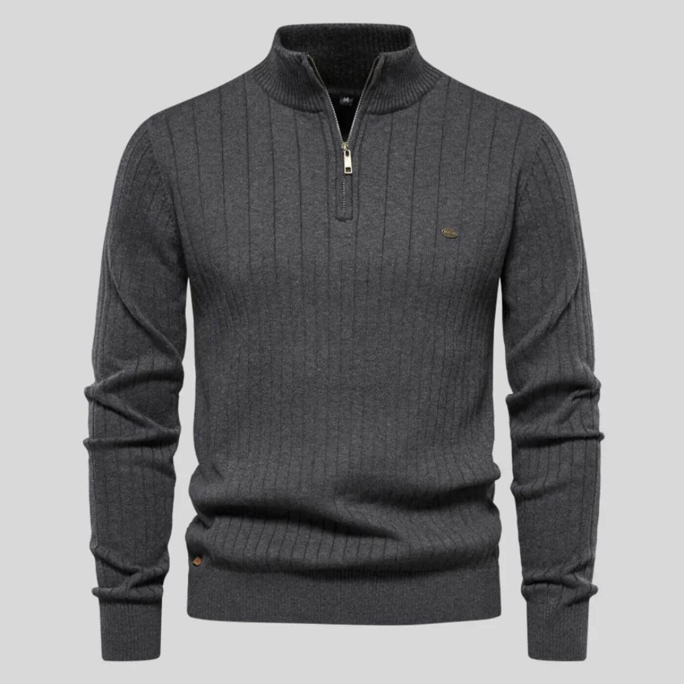 Jakob - Bequemer Halbzip-Pullover