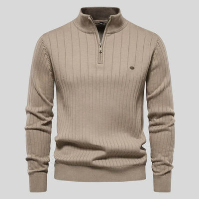 Jakob - Bequemer Halbzip-Pullover